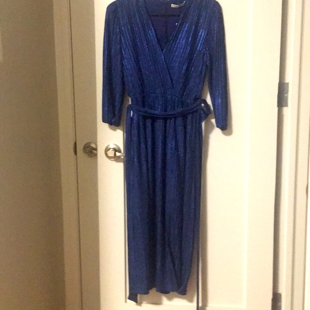 Sparkly and Classy Blue Dress